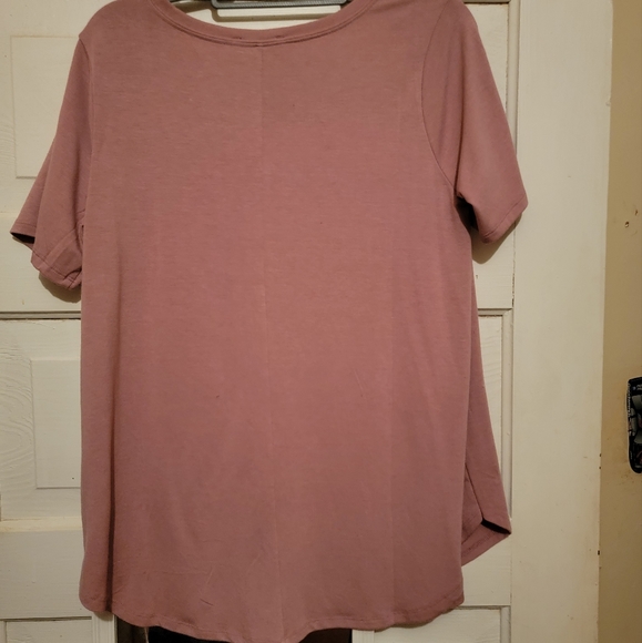 NWOT Zenana mauve colored slightly oversized basic shirt size XL - Picture 4 of 5